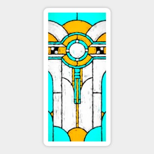 Art Deco Painterly Sticker